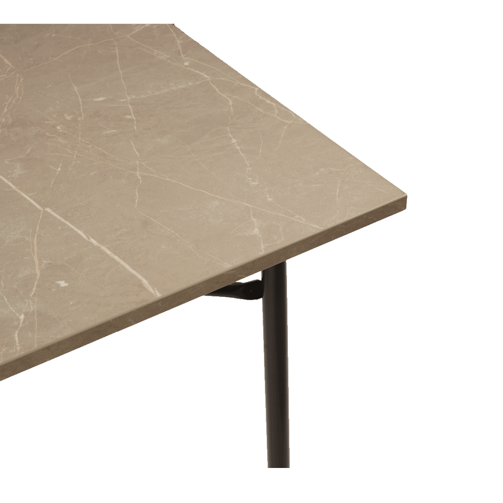 Mirano tavolo exteriolit taupe marble 100
