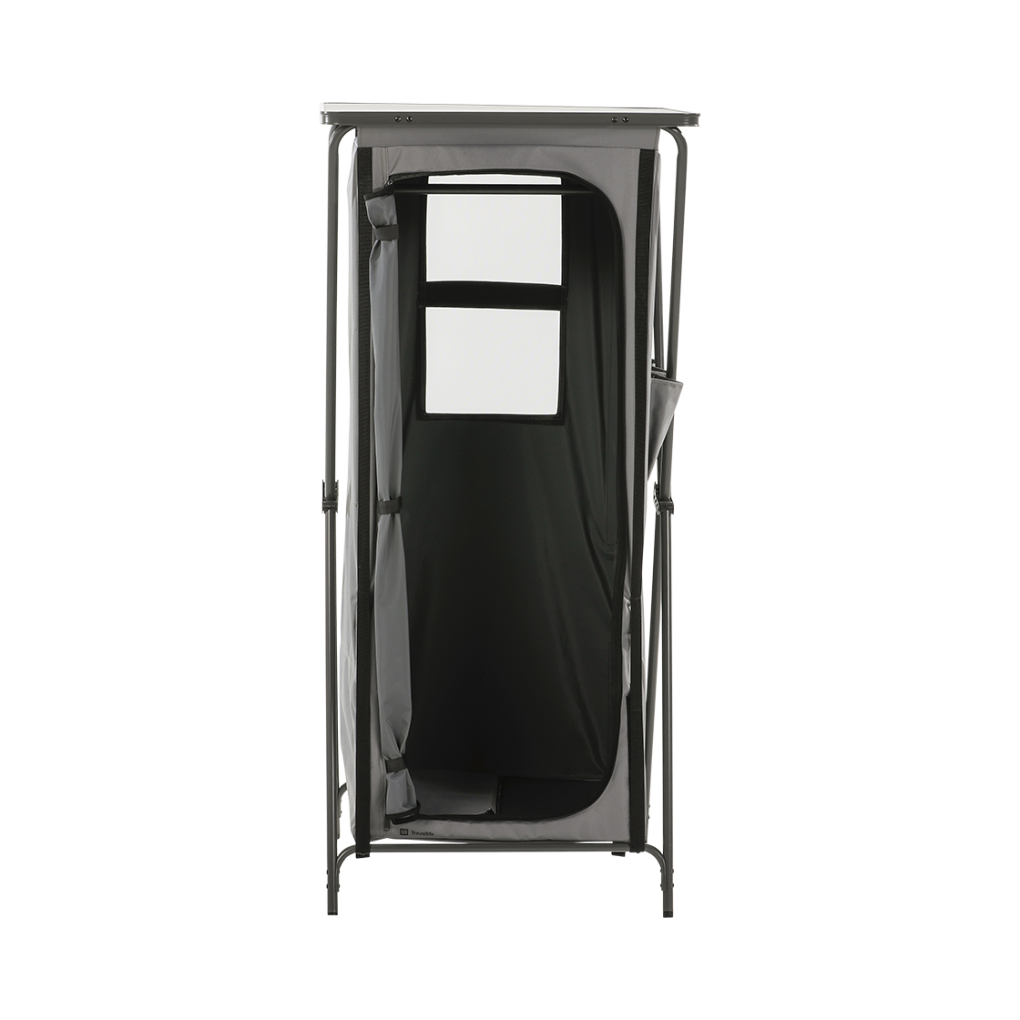Toledo armoire de rangement pliable haute dark grey