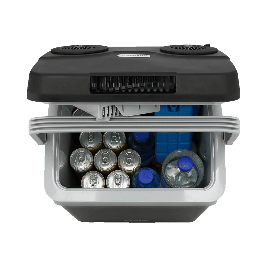 Thermo-electric cool box TL26 blue AC/DC 12V/230V