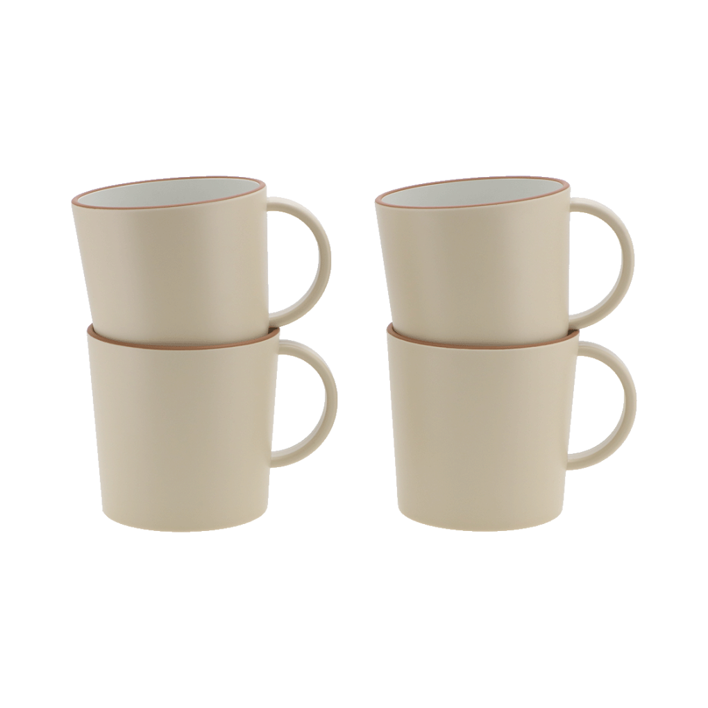 Avila Becher chalk white 4 Stück