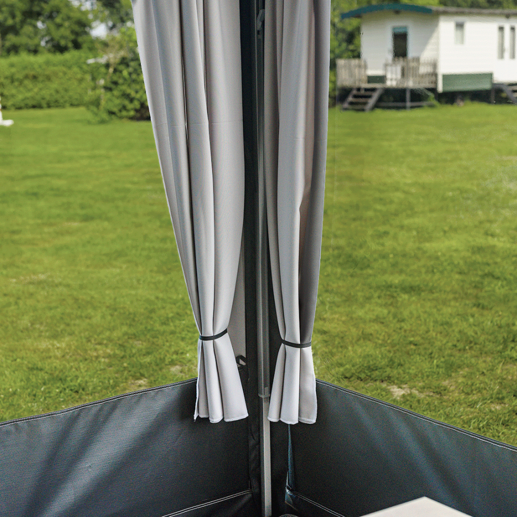 Reda Adventure curtain front panel grey 95 cm (A)