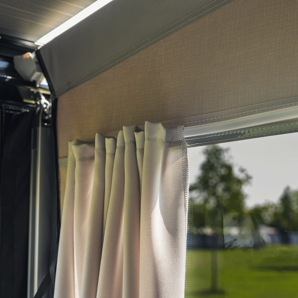 Reda Adventure curtain front panel grey 145 cm (C)