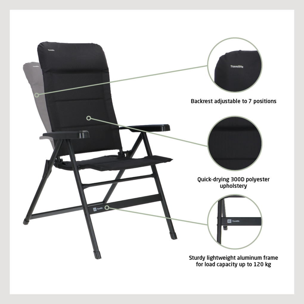 Festo standenstoel L graphite black