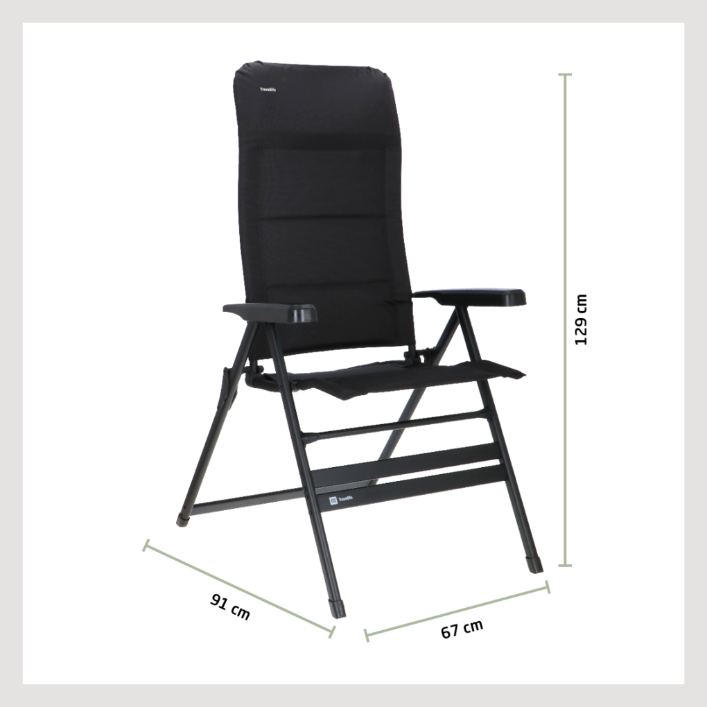 Festo standenstoel XL graphite black
