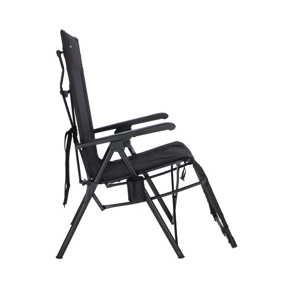 Festo standenstoel relax opvouwbaar graphite black