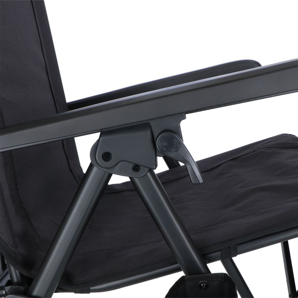 Festo standenstoel relax opvouwbaar graphite black