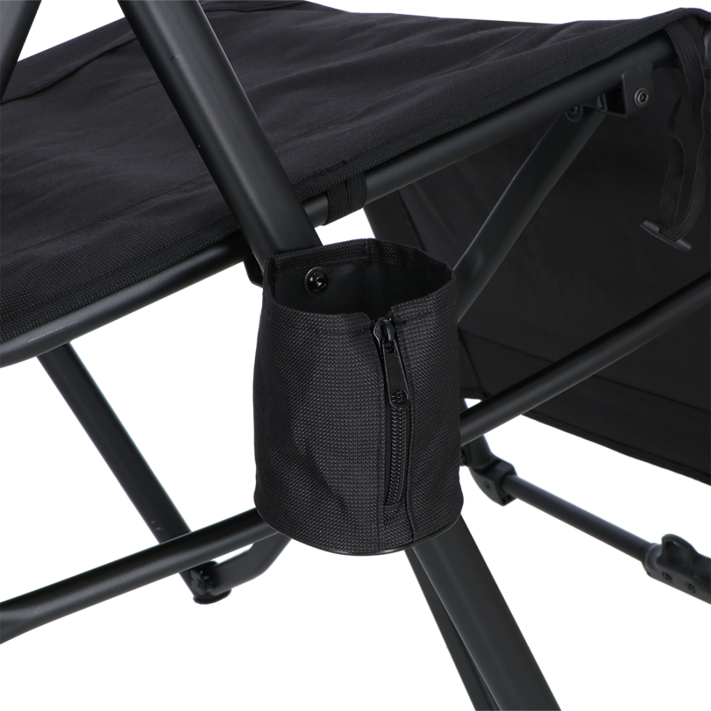 Festo standenstoel relax opvouwbaar graphite black