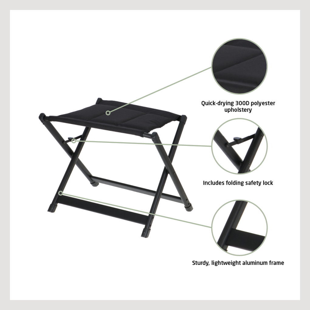 Festo beinauflage graphite black