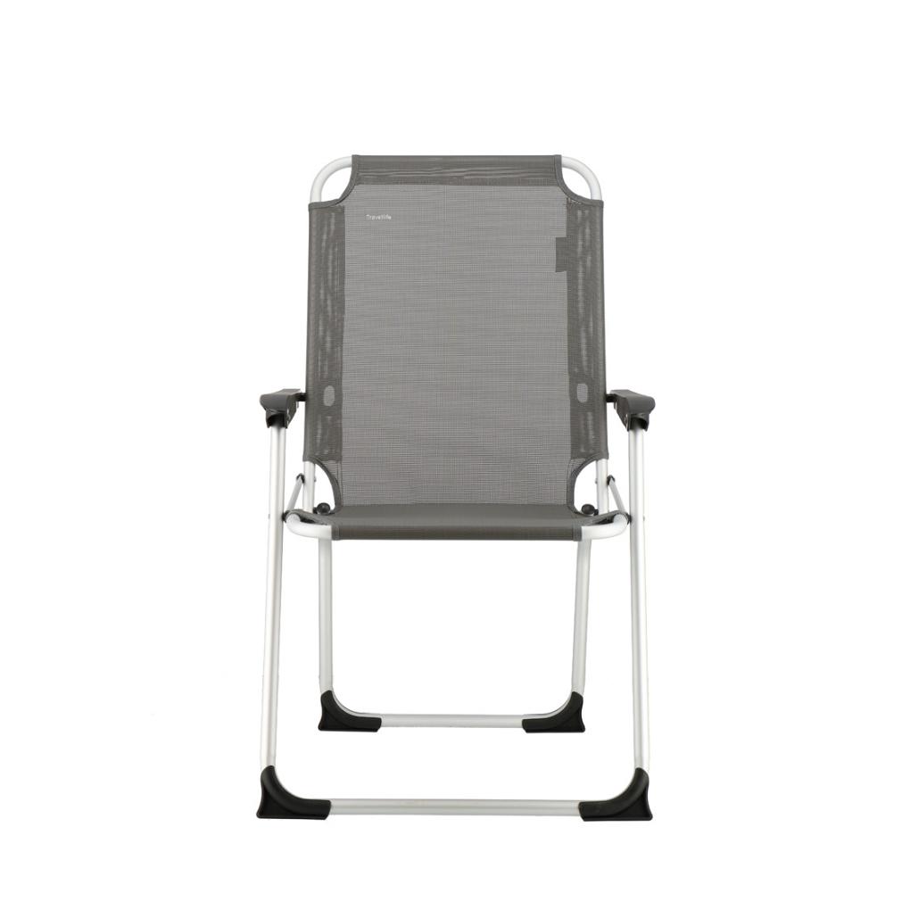 Ancona chaise compact grey