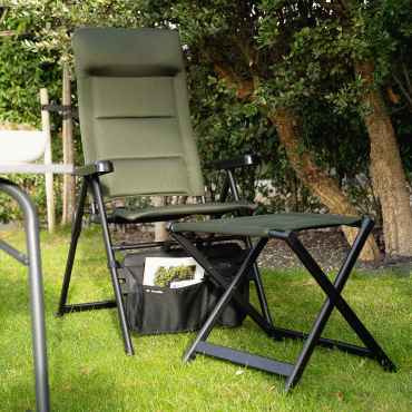 Barletta chaise réglable comfort L green