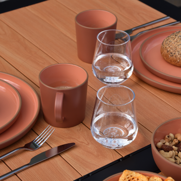 Avila serviesset terracotta red 12 dlg