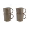 Avila Becher taupe brown 4 Stück