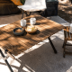Iver tavolo lounge walnut 90