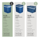 Thermo-elektrische koelbox TL26 blauw AC/DC 12V/230V